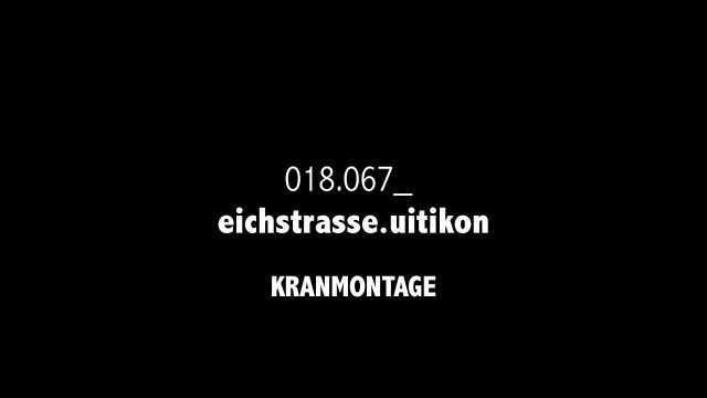 067 Eichstrasse II Kranmontage
