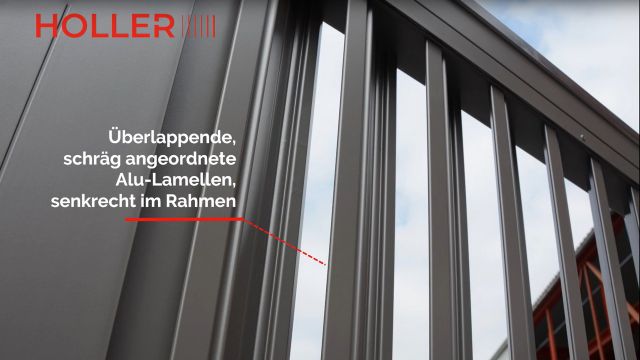 HOLLER PRO Modell Lamelle, Schiebetor Classic